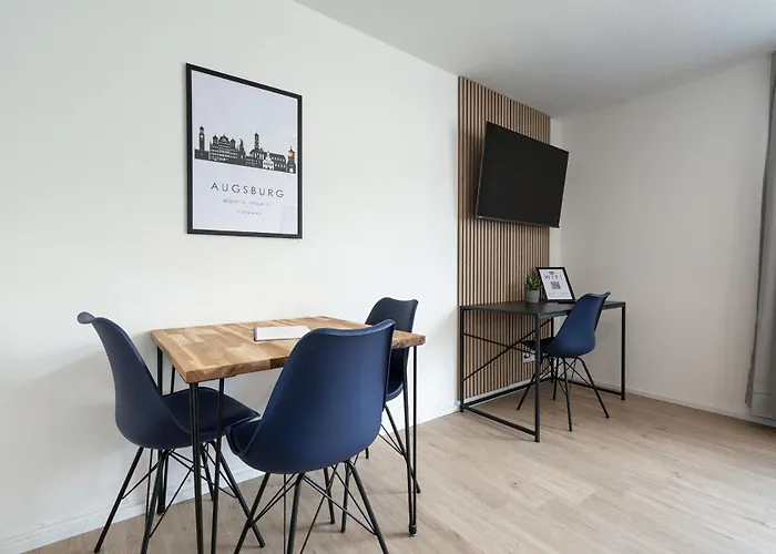 Neu Mozarthaus Center Netflix Arbeitsplatz アパート アウグスブルク